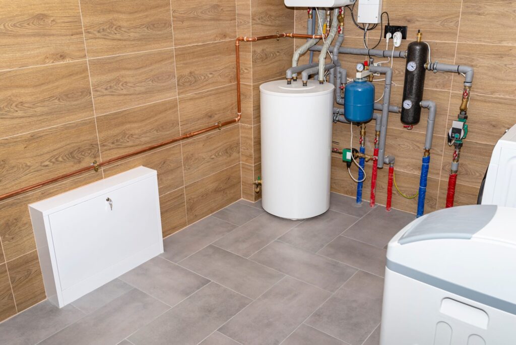 Residential water heater and plumbing system installed in Johnstown